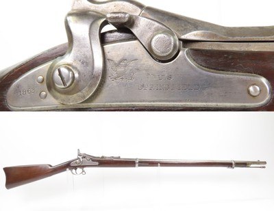 INDIAN WARS Antique U.S. Springfield M1870 .50 GOVT. TRAPDOOR Conv. RiflePost-CIVIL WAR Single Shot MILITARY BREECH LOADER