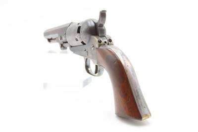 CASED c1853 mfg. LONDON MODEL Antique COLT M1849 Percussion POCKET Revolver EARLY PRODUCTION Serial Number “73” - Image 10 of 20