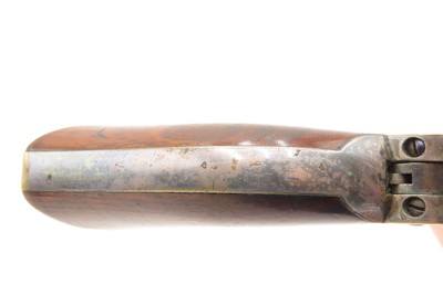 CASED c1853 mfg. LONDON MODEL Antique COLT M1849 Percussion POCKET Revolver EARLY PRODUCTION Serial Number “73” - Image 15 of 20