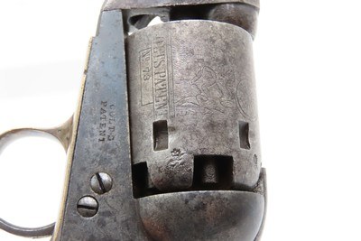 CASED c1853 mfg. LONDON MODEL Antique COLT M1849 Percussion POCKET Revolver EARLY PRODUCTION Serial Number “73” - Image 19 of 20