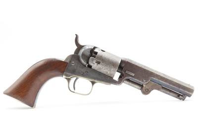 CASED c1853 mfg. LONDON MODEL Antique COLT M1849 Percussion POCKET Revolver EARLY PRODUCTION Serial Number “73” - Image 16 of 20