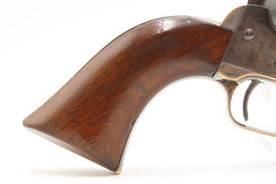 CASED c1853 mfg. LONDON MODEL Antique COLT M1849 Percussion POCKET Revolver EARLY PRODUCTION Serial Number “73” - Image 17 of 20