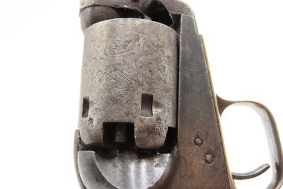 CASED c1853 mfg. LONDON MODEL Antique COLT M1849 Percussion POCKET Revolver EARLY PRODUCTION Serial Number “73” - Image 2 of 20