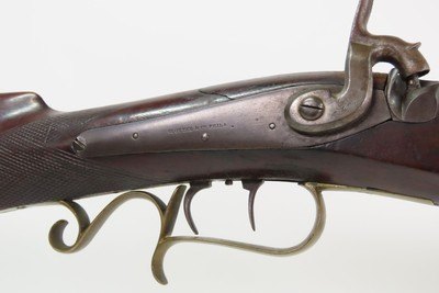 C. CURRY Retailed Antique SLOTTER & CO. Percussion Homestead PLAINS RifleDESIRABLE SAN FRANCISCO Retailer Marked Longarm - Image 8 of 22