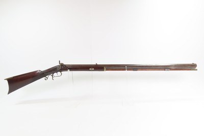 C. CURRY Retailed Antique SLOTTER & CO. Percussion Homestead PLAINS RifleDESIRABLE SAN FRANCISCO Retailer Marked Longarm - Image 2 of 22