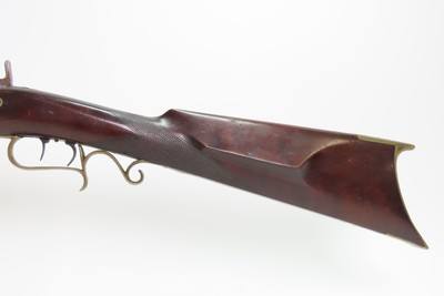 C. CURRY Retailed Antique SLOTTER & CO. Percussion Homestead PLAINS RifleDESIRABLE SAN FRANCISCO Retailer Marked Longarm - Image 19 of 22