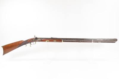 FRONTIER Era J. BACH Retailed Antique SLOTTER & CO. Percussion PLAINS Rifle SAN FRANCISCO Retailer Marked CIVIL WAR ERA Longarm - Image 2 of 25