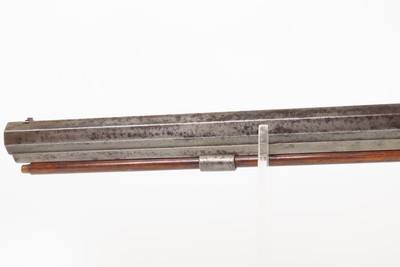 FRONTIER Era J. BACH Retailed Antique SLOTTER & CO. Percussion PLAINS Rifle SAN FRANCISCO Retailer Marked CIVIL WAR ERA Longarm - Image 5 of 25