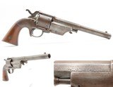 RARE CIVIL WAR Antique ALLEN & WHEELOCK Center Hammer Lipfire ARMY Revolver 1 of 250 .44 Caliber LIPFIRE Revolvers Made c. 1861