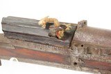 MASSIVE 1700s Antique Northern India TORADAR MATCHLOCK Musket HAND CANNONMUGHAL EMPIRE Indian with LONG 47-3/8 Inch Barrel - 8 of 25