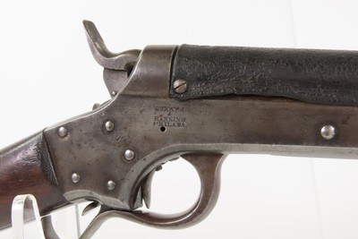 CIVIL WAR Antique SHARPS & HANKINS M1862 NAVY Carbine LEATHER BARREL WRAPOne of 6,686 Navy Purchased WITH ORIGINAL COVER - Image 5 of 19