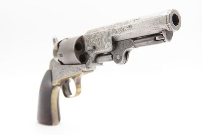 CASED 1852 GUSTAVE YOUNG Era Factory Engraved COLT M1849 Revolver CIVIL WAR Antique .31 PERCUSSION Pocket Revolver ACCESSORIES - Image 17 of 17