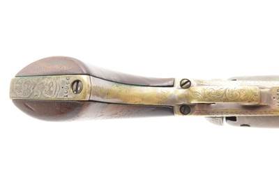 CASED 1852 GUSTAVE YOUNG Era Factory Engraved COLT M1849 Revolver CIVIL WAR Antique .31 PERCUSSION Pocket Revolver ACCESSORIES - Image 4 of 17