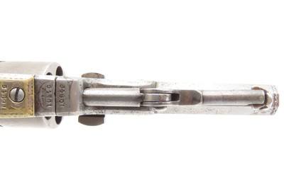 CASED 1852 GUSTAVE YOUNG Era Factory Engraved COLT M1849 Revolver CIVIL WAR Antique .31 PERCUSSION Pocket Revolver ACCESSORIES - Image 11 of 17