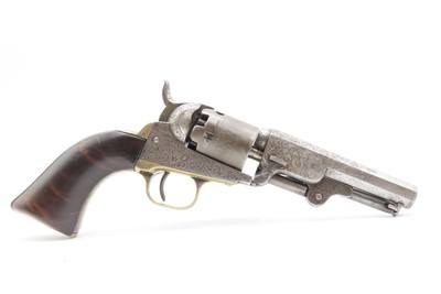 CASED 1852 GUSTAVE YOUNG Era Factory Engraved COLT M1849 Revolver CIVIL WAR Antique .31 PERCUSSION Pocket Revolver ACCESSORIES - Image 13 of 17