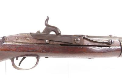 SCARCE RIFLED Antique U.S. SIMEON NORTH M1843 HALL Breech Loader SR CARBINE 1 of 10,500 Contracted by North w/ .52 RIFLED BORE - Image 13 of 22