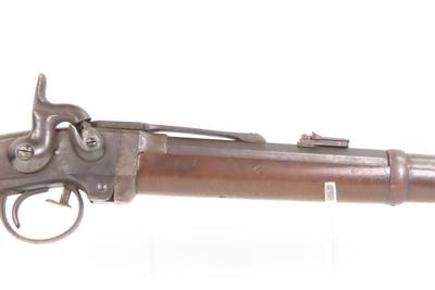 CIVIL WAR Antique U.S. POULTNEY & TRIMBLE Smith’s Patent Cavalry SR Carbine Made 1861-62 by the AMERICAN MACHINE WORKS - Image 4 of 23