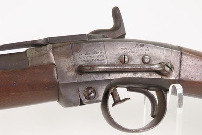 CIVIL WAR Antique U.S. POULTNEY & TRIMBLE Smith’s Patent Cavalry SR Carbine Made 1861-62 by the AMERICAN MACHINE WORKS - Image 19 of 23