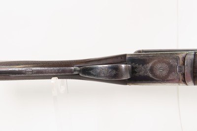 FACTORY ENGRAVED British WEBLEY & SCOTT M700 Double Barrel Modern SHOTGUN12 Gauge SIDE x SIDE BOXLOCK with CASE COLORS - Image 11 of 25