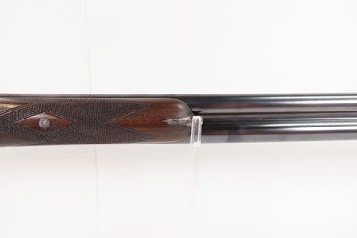 FACTORY ENGRAVED British WEBLEY & SCOTT M700 Double Barrel Modern SHOTGUN12 Gauge SIDE x SIDE BOXLOCK with CASE COLORS - Image 8 of 25