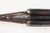 FACTORY ENGRAVED British WEBLEY & SCOTT M700 Double Barrel Modern SHOTGUN12 Gauge SIDE x SIDE BOXLOCK with CASE COLORS - 17 of 25