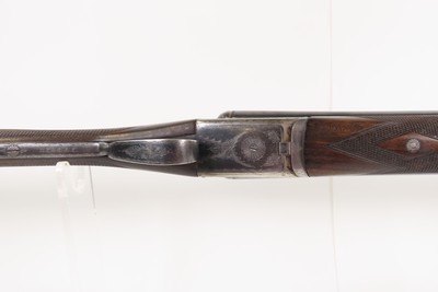 FACTORY ENGRAVED British WEBLEY & SCOTT M700 Double Barrel Modern SHOTGUN12 Gauge SIDE x SIDE BOXLOCK with CASE COLORS - Image 9 of 25
