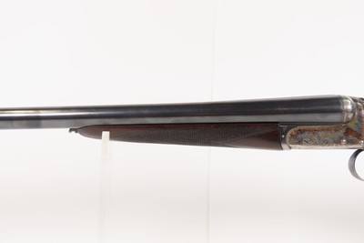 FACTORY ENGRAVED British WEBLEY & SCOTT M700 Double Barrel Modern SHOTGUN12 Gauge SIDE x SIDE BOXLOCK with CASE COLORS - Image 23 of 25