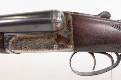 FACTORY ENGRAVED British WEBLEY & SCOTT M700 Double Barrel Modern SHOTGUN12 Gauge SIDE x SIDE BOXLOCK with CASE COLORS - Image 25 of 25