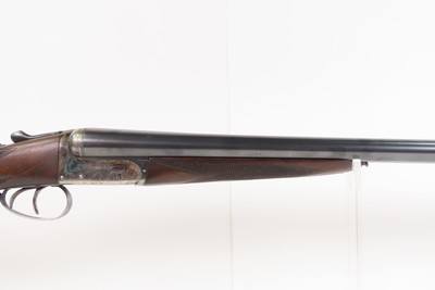 FACTORY ENGRAVED British WEBLEY & SCOTT M700 Double Barrel Modern SHOTGUN12 Gauge SIDE x SIDE BOXLOCK with CASE COLORS - Image 4 of 25