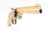 LETTERED/ENGRAVED Antique SMITH & WESSON Model of 1891 Revolver PEARL GRIPGOLD WASHED 1896 mfr. THIRD MODEL Single Action - 17 of 20
