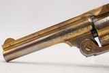 LETTERED/ENGRAVED Antique SMITH & WESSON Model of 1891 Revolver PEARL GRIPGOLD WASHED 1896 mfr. THIRD MODEL Single Action - 14 of 20