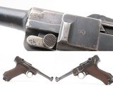 Post-WWI DWM 1920 Dated 9mm Semi-Auto P.08 POLICE MARKED German LUGER C&R1920 Mfr. with Multiple “CROWN/N” Proofs Post-WWI - 1 of 19
