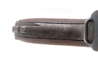 Post-WWI DWM 1920 Dated 9mm Semi-Auto P.08 POLICE MARKED German LUGER C&R1920 Mfr. with Multiple “CROWN/N” Proofs Post-WWI - Image 12 of 19