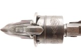 Rare ENGRAVED Antique LORON BREVETE Double Action PINFIRE 9mm Revolver As USED BY THE SOUTH During the American Civil War - 10 of 18