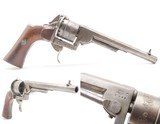 Rare ENGRAVED Antique LORON BREVETE Double Action PINFIRE 9mm Revolver As USED BY THE SOUTH During the American Civil War - 1 of 18