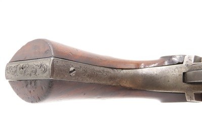 Rare ENGRAVED Antique LORON BREVETE Double Action PINFIRE 9mm Revolver As USED BY THE SOUTH During the American Civil War - Image 8 of 18