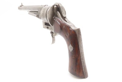 Rare ENGRAVED Antique LORON BREVETE Double Action PINFIRE 9mm Revolver As USED BY THE SOUTH During the American Civil War - Image 18 of 18