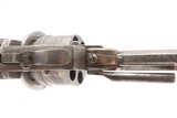 Rare ENGRAVED Antique LORON BREVETE Double Action PINFIRE 9mm Revolver As USED BY THE SOUTH During the American Civil War - 7 of 18