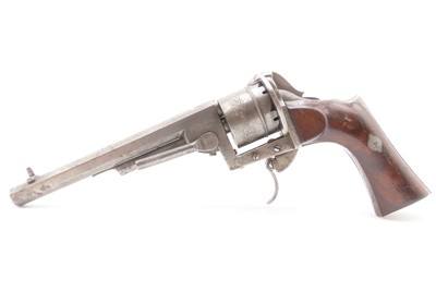 Rare ENGRAVED Antique LORON BREVETE Double Action PINFIRE 9mm Revolver As USED BY THE SOUTH During the American Civil War - Image 12 of 18