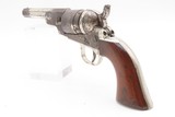 SERIAL #10 Antique COLT M1862 POCKET POLICE/NAVY .38 RF Conversion Revolver CLASSIC COLT Revolver Chambered w/NICKEL FINISH - 22 of 22