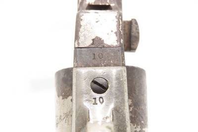 SERIAL #10 Antique COLT M1862 POCKET POLICE/NAVY .38 RF Conversion Revolver CLASSIC COLT Revolver Chambered w/NICKEL FINISH - Image 15 of 22
