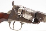 SERIAL #10 Antique COLT M1862 POCKET POLICE/NAVY .38 RF Conversion Revolver CLASSIC COLT Revolver Chambered w/NICKEL FINISH - 13 of 22