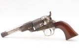 SERIAL #10 Antique COLT M1862 POCKET POLICE/NAVY .38 RF Conversion Revolver CLASSIC COLT Revolver Chambered w/NICKEL FINISH - 6 of 22