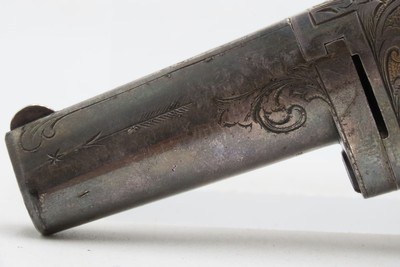 CIVIL WAR Era Antique MOORE’S PATENT FIREARMS All Metal No. 1 .41 Derringer 1 of 3,000 SILVER PLATED & BEAUTIFULLY ENGRAVED - Image 13 of 16