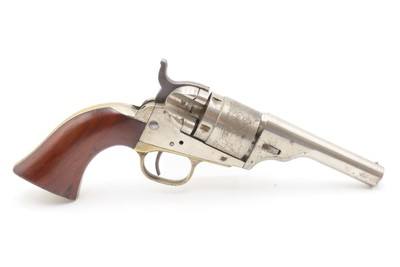 Antique COLT 3-1/2 Inch ROUND BARREL Pocket Model CARTRIDGE .38 CF Revolver 1 of 6500; Scarce CARTRIDGE CONVERSION Model - Image 2 of 21