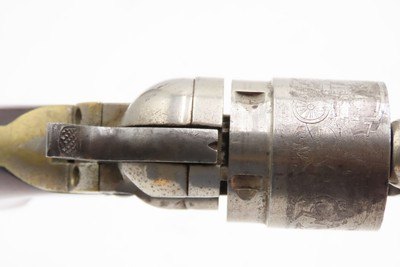 Antique COLT 3-1/2 Inch ROUND BARREL Pocket Model CARTRIDGE .38 CF Revolver 1 of 6500; Scarce CARTRIDGE CONVERSION Model - Image 11 of 21