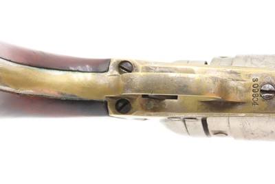 Antique COLT 3-1/2 Inch ROUND BARREL Pocket Model CARTRIDGE .38 CF Revolver 1 of 6500; Scarce CARTRIDGE CONVERSION Model - Image 8 of 21