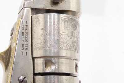 Antique COLT 3-1/2 Inch ROUND BARREL Pocket Model CARTRIDGE .38 CF Revolver 1 of 6500; Scarce CARTRIDGE CONVERSION Model - Image 19 of 21