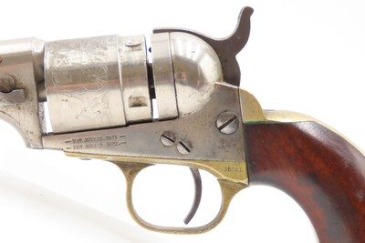 Antique COLT 3-1/2 Inch ROUND BARREL Pocket Model CARTRIDGE .38 CF Revolver 1 of 6500; Scarce CARTRIDGE CONVERSION Model - Image 17 of 21