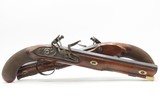 Antique ENGRAVED PAIR British WHEELER Flintlock DUELING/OFFICER’S PistolsHISTORICAL Attractive Late-1700s/Early-1800s BRACE w/ Set Triggers! - 2 of 25